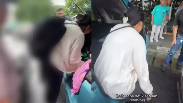 Potret Aqia Nurfadla, istri Fiersa Besari setelah ditabrak mobil dari belakang di Stasiun Gambir