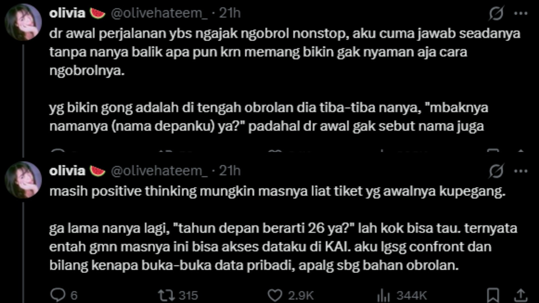 Netizen X keluhkan jadi korban data bocor penumpang KAI