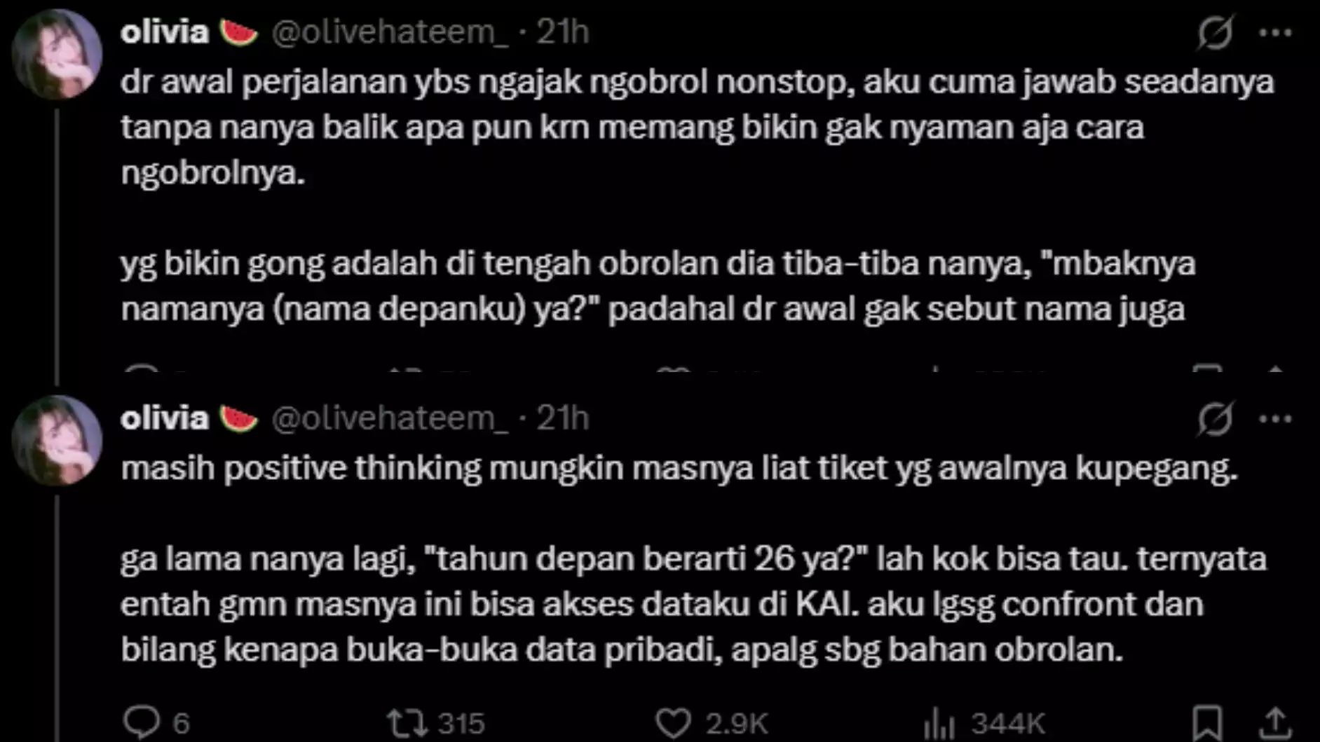Netizen X keluhkan jadi korban data bocor penumpang KAI