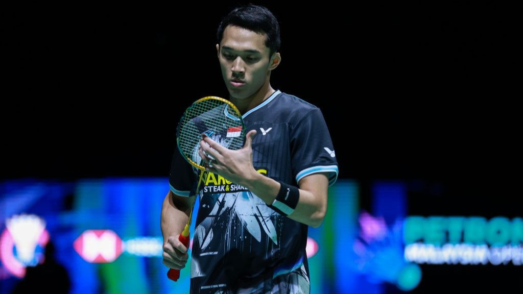 Jonatan Christie di Semifinal Malaysia Open 2026