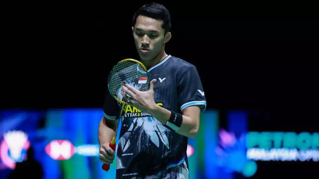Jonatan Christie di Semifinal Malaysia Open 2026