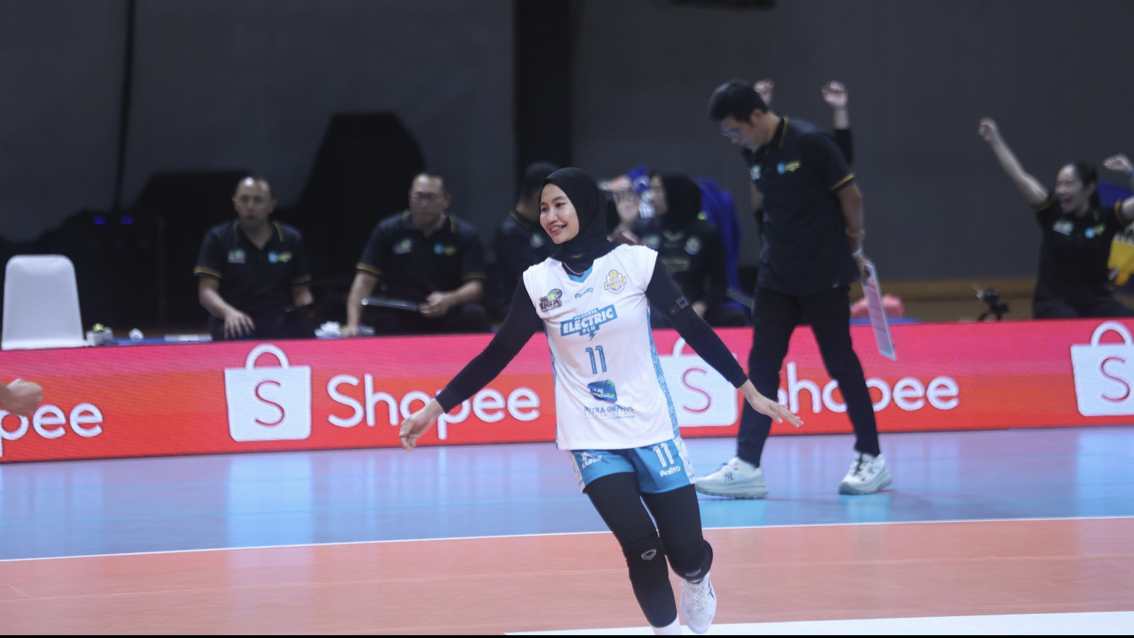 Ersandrina Devega saat membela Jakarta Electric PLN di Proliga 2026.