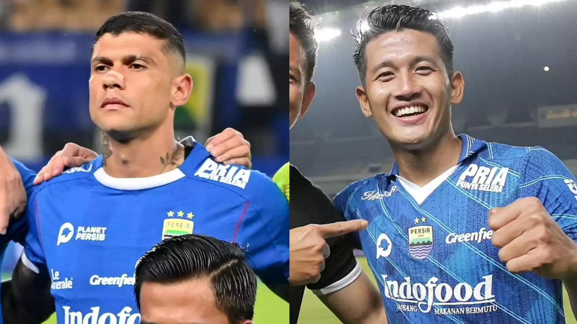 Ciro Alves (kiri) dan I Putu Gede Juni Antara (kanan)