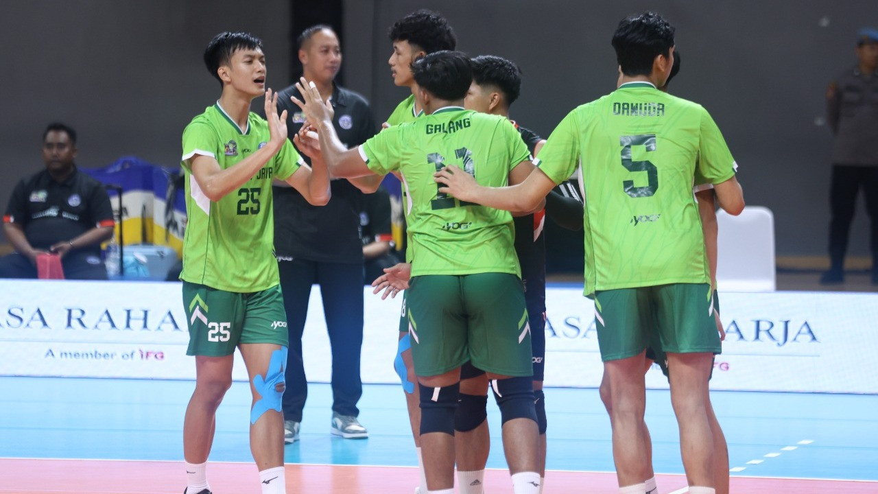 Klasemen Proliga 2026 Sektor Putra: Sukses Catat Kemenangan Pertama, Jakarta Garuda Jaya Melesat Tempel Ketat LavAni
            - galeri foto