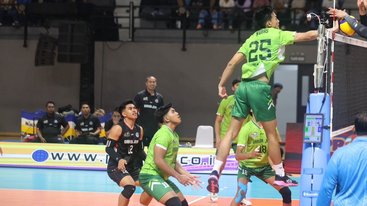 Klasemen Proliga 2026 Sektor Putra: Sukses Catat Kemenangan Pertama, Jakarta Garuda Jaya Melesat Tempel Ketat LavAni
            - galeri foto