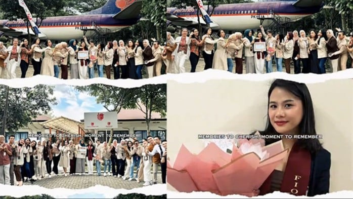 Baru 3 Bulan Bekerja di Pesawat ATR 42-500, Pramugari Florencia Lolita Bagikan Momen Perpisahan dengan Rekan Kerjanya
            - galeri foto