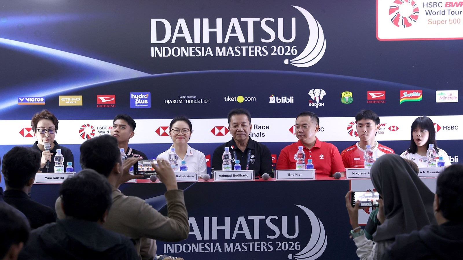 ‎Indonesia Masters 2026: Meski Target 2 Gelar, PBSI Percaya Jika Masih Punya Peluang di Semua Sektor
            - galeri foto