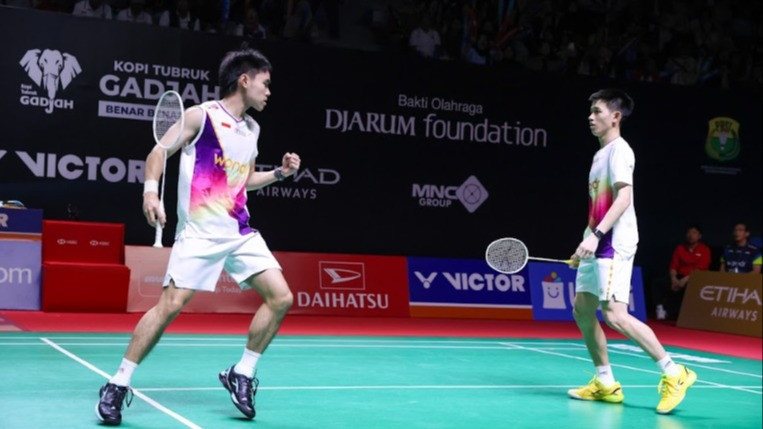 Indra/Joaquin Ungkap Kunci Sukses Lewati Babak Pertama Indonesia Masters 2026
            - galeri foto