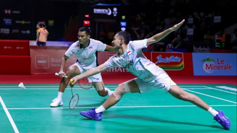 Tampil Ngegas di Babak Pertama, Fajar/Fikri Pede Targetkan Gelar Juara di Indonesia Masters 2026
            - galeri foto