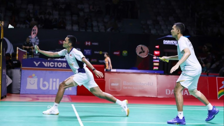 Tampil Ngegas di Babak Pertama, Fajar/Fikri Pede Targetkan Gelar Juara di Indonesia Masters 2026
            - galeri foto