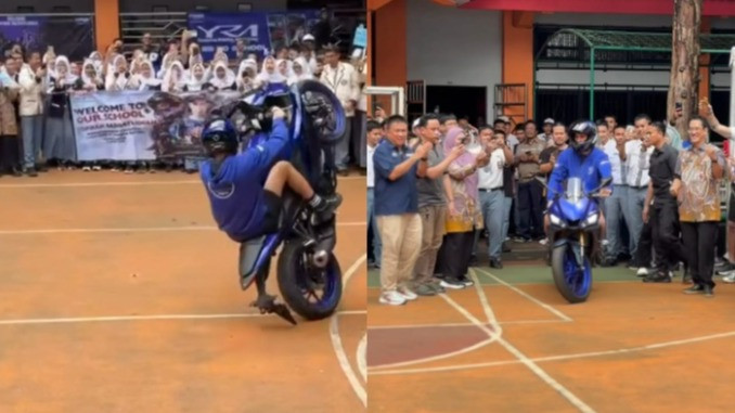 Momen Langka! Pebalap MotoGP Toprak Razgatlioglu Atraksi di Hadapan Pelajar Jakarta
            - galeri foto