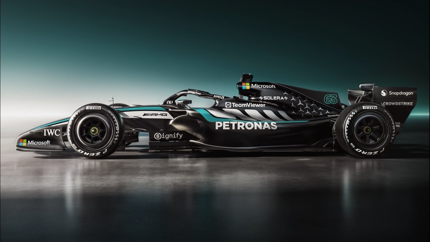 Baru akan Gelar Launching Tim pada Februari Nanti, Mercedes AMG Malah Spill Lebih Dulu Livery Baru untuk F1 2026
            - galeri foto