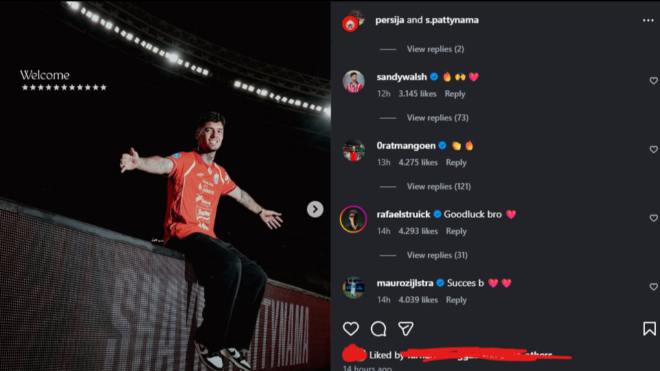 Ada Dean James hingga Ragnar Oratmangoen, Begini Reaksi Pemain Timnas Indonesia Usai Shayne Pattynama Gabung Persija Jakarta
            - galeri foto