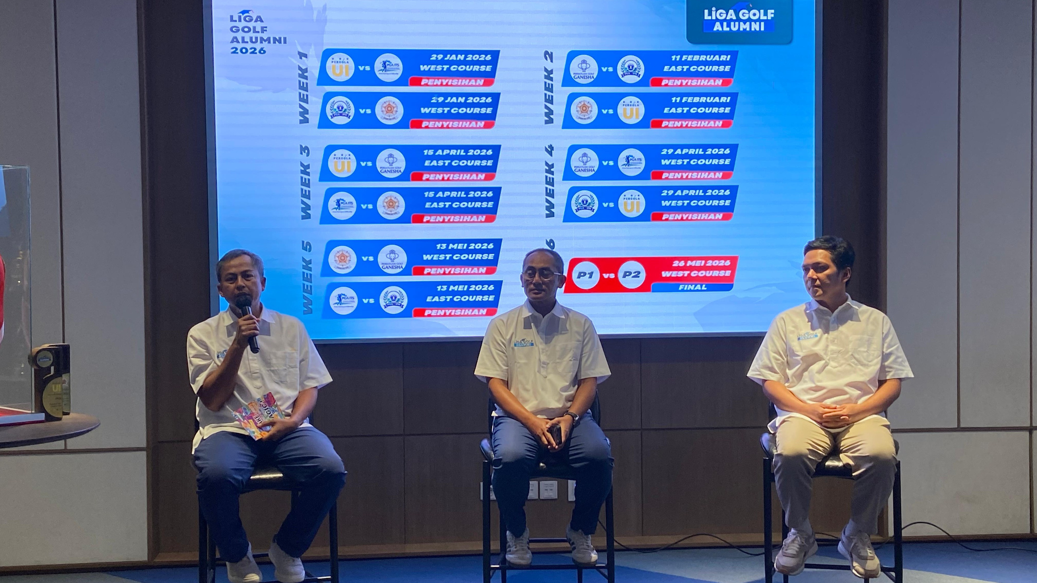 Liga Golf Alumni 2026 akan Segera Digelar: Wadah Kompetisi, Kebersamaan, dan Kolaborasi Lintas Generasi
            - galeri foto