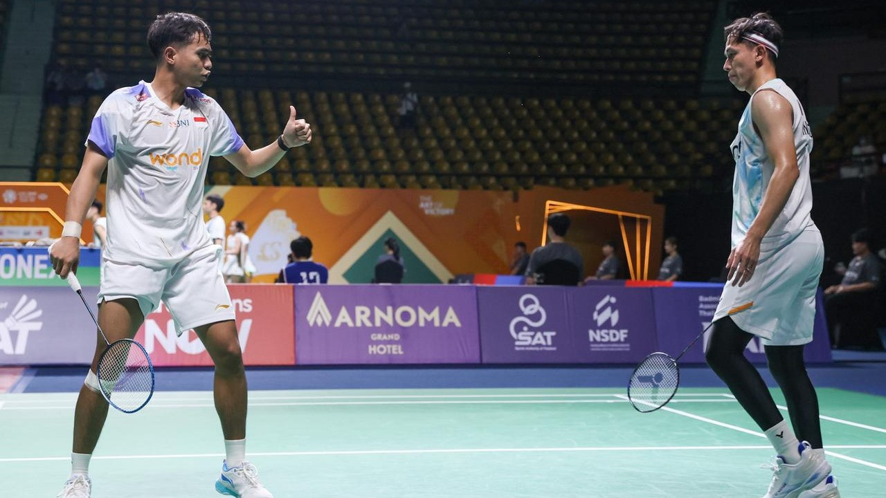 Thailand Masters 2026: Pulangkan Unggulan Ketiga, Rian/Rahmat Akui Sempat Keteteran di Game Kedua
            - galeri foto