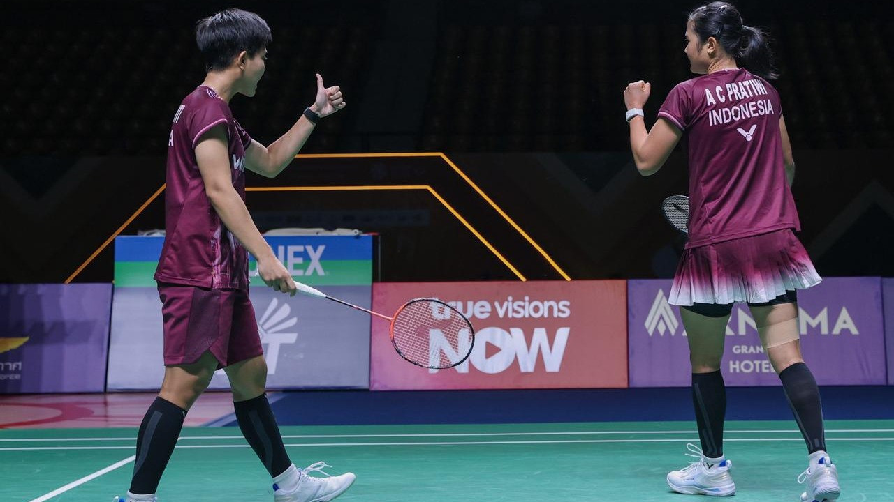 Komentar Berkelas Tiwi/Fadia Usai Juara Thailand Masters 2026: Gelar Ini untuk Pelatih dan Tim Ganda Putri Indonesia
            - galeri foto