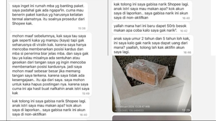 ART Sara Robert Diduga Jadi Korban Pelecehan Seksual oleh Kurir Paket, Sambil Menangis Ia Telpon Minta Pertolongan
            - galeri foto