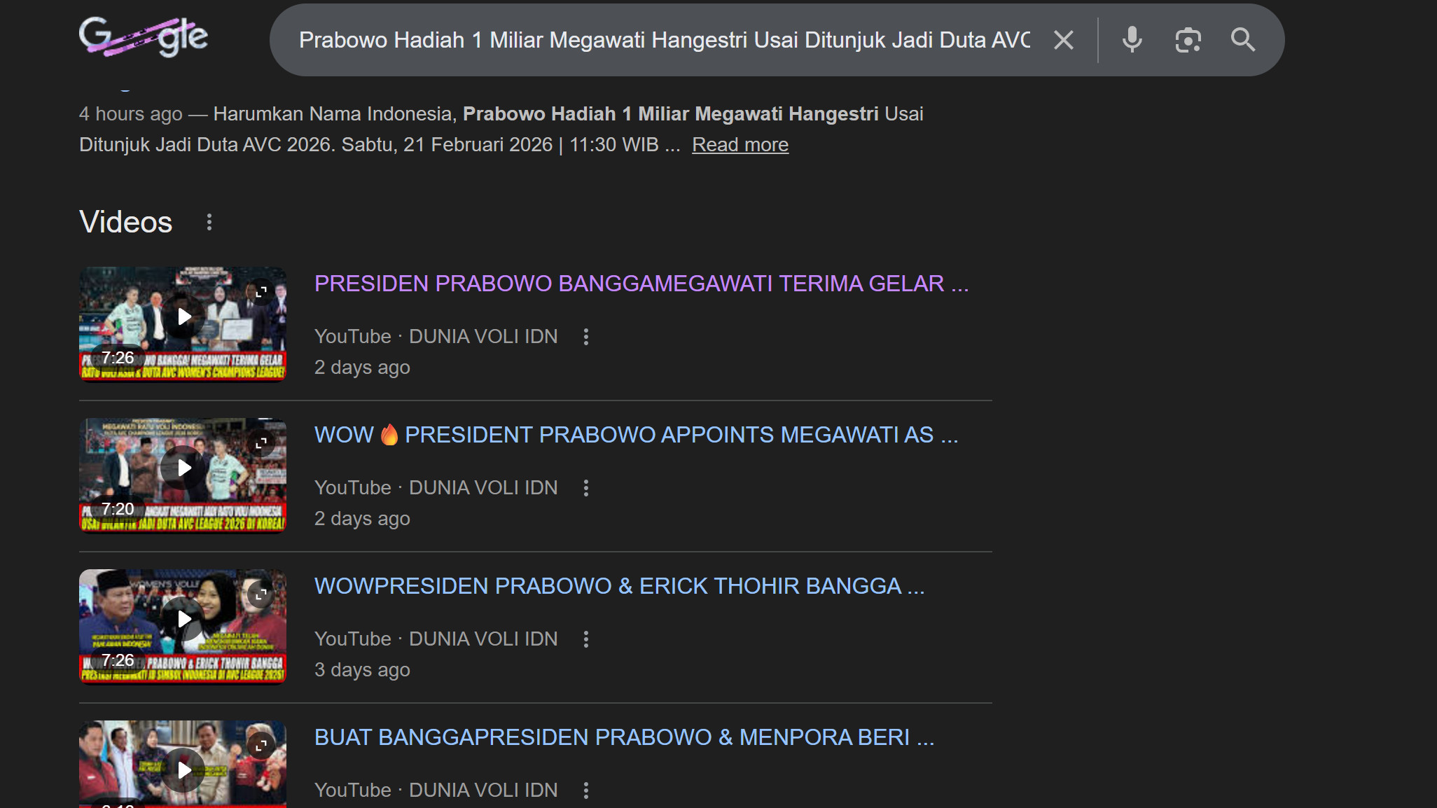 Viral, Megawati Hangestri Dapat Rp1 Miliar dari Prabowo Usai Resmi Jadi Duta AVC? Cek Fakta Lengkapnya, Publik Jangan Terkecoh!
            - galeri foto