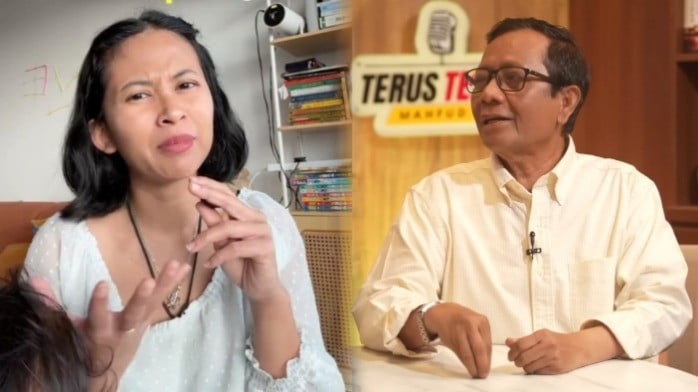 Bangga Anak bukan WNI, Dwi Sasetyaningtyas Kena Sentil Mahfud MD: Sekolah karena Indonesia Merdeka
            - galeri foto