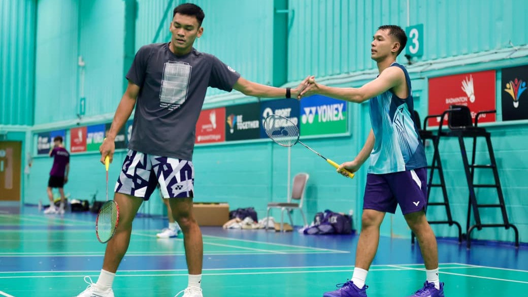 Latihan Bareng Sebelum ke Birmingham, Fajar/Fikri dan Ben/Sean Saling Menguatkan Jelang All England 2026
            - galeri foto
