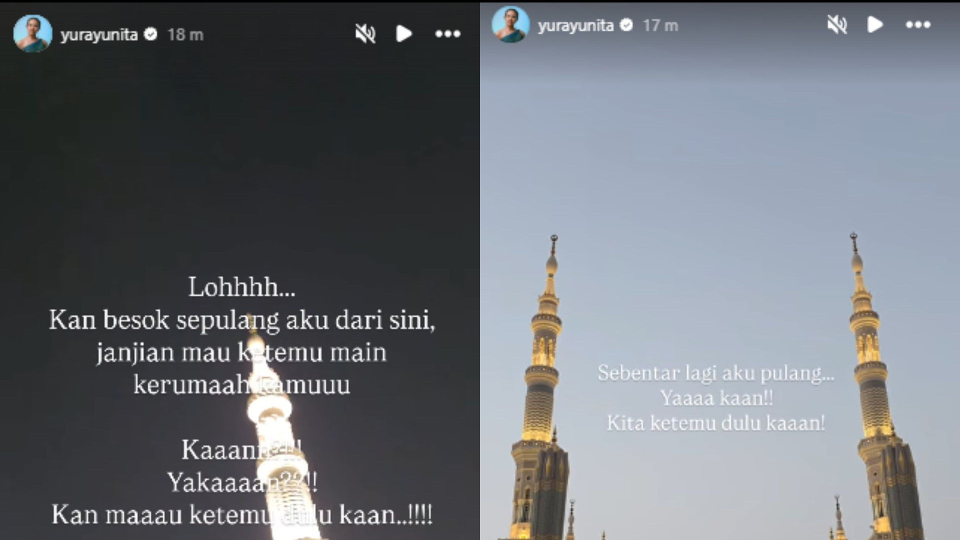 Sehari Sebelum dikabarkan Meninggal Dunia, Yura Yunita Doakan Vidi Aldiano di Depan Ka'bah
            - galeri foto