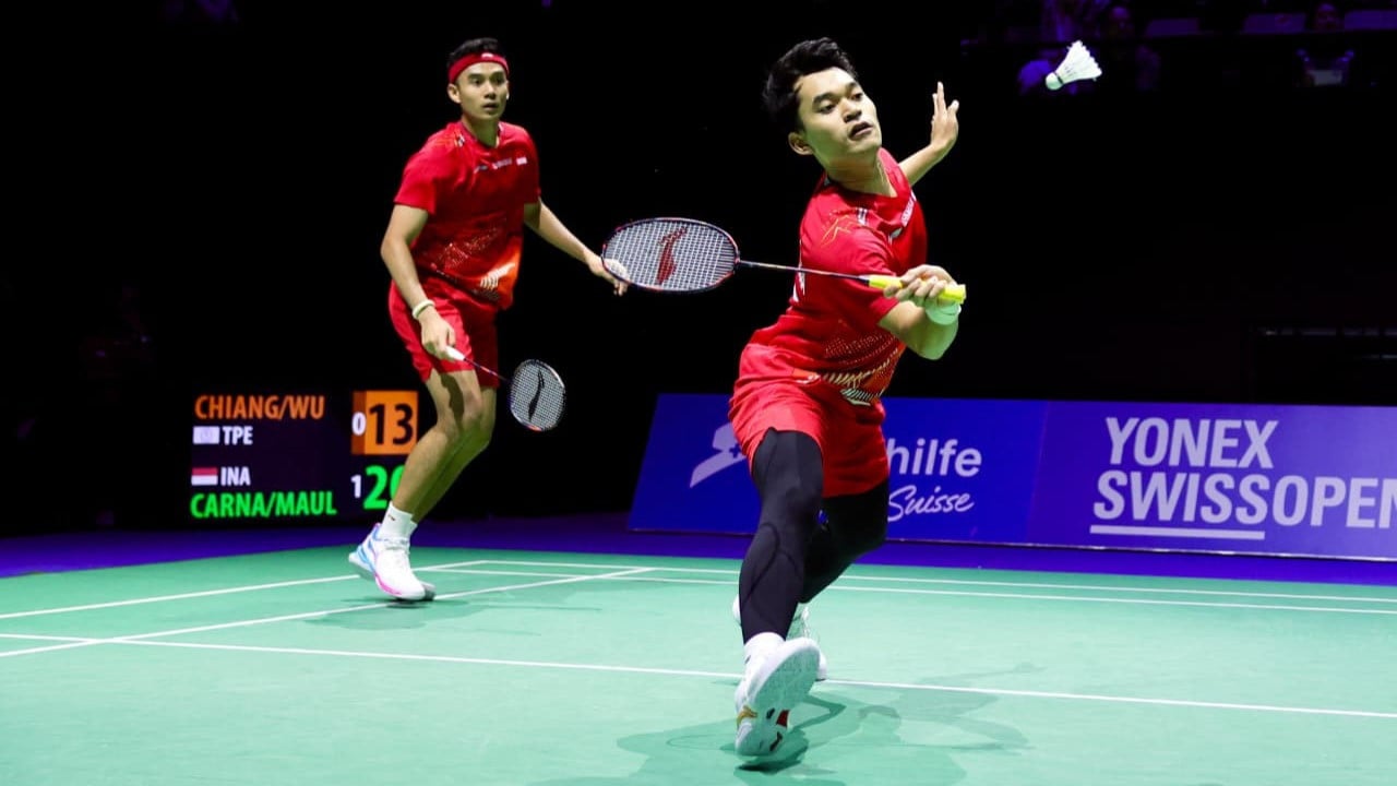 Leo Rolly Carnando/Bagas Maulana di Swiss Open 2026