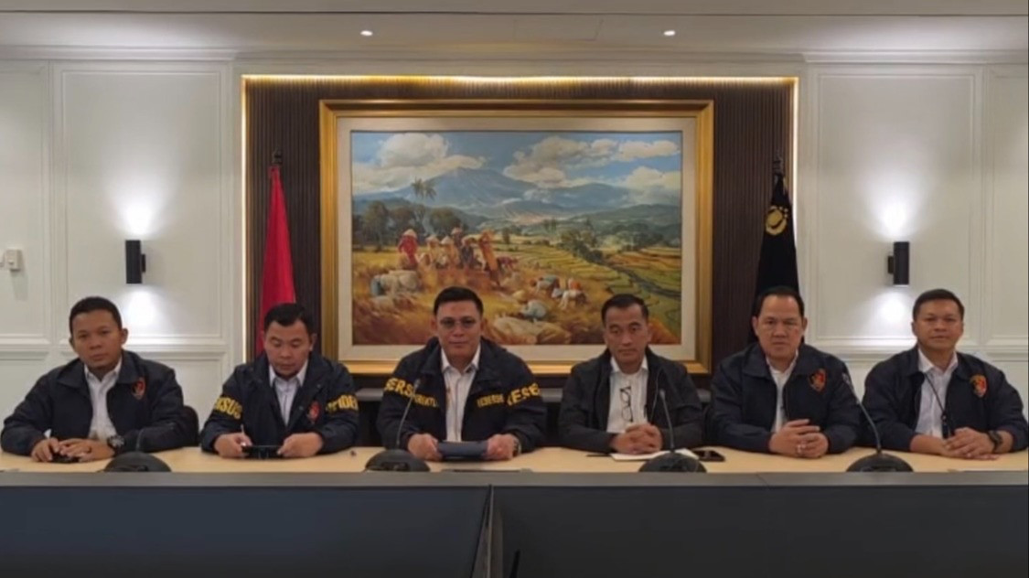 Konferensi pers Bareskrim Polri terkait dugaan penggelapan dana PT DSI