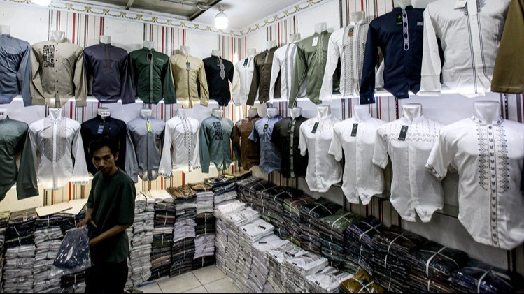 Pasar Jati Baru Tanah Abang Jelang Idul Fitri 1447 H