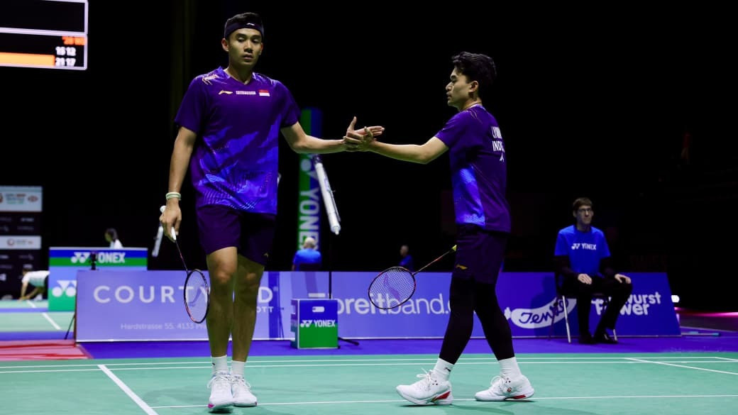 Leo/Bagas kandas di tangan ganda Malaysia pada babak 16 besar Swiss Open 2026