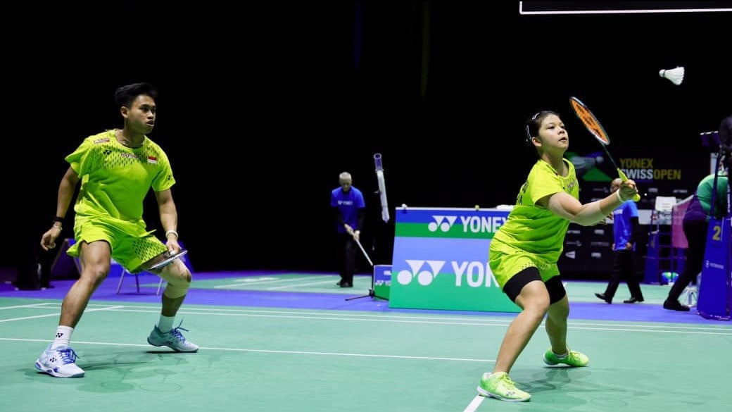 Pasangan ganda campuran Indonesia, Jafar/Felisha di Swiss Open 2026
