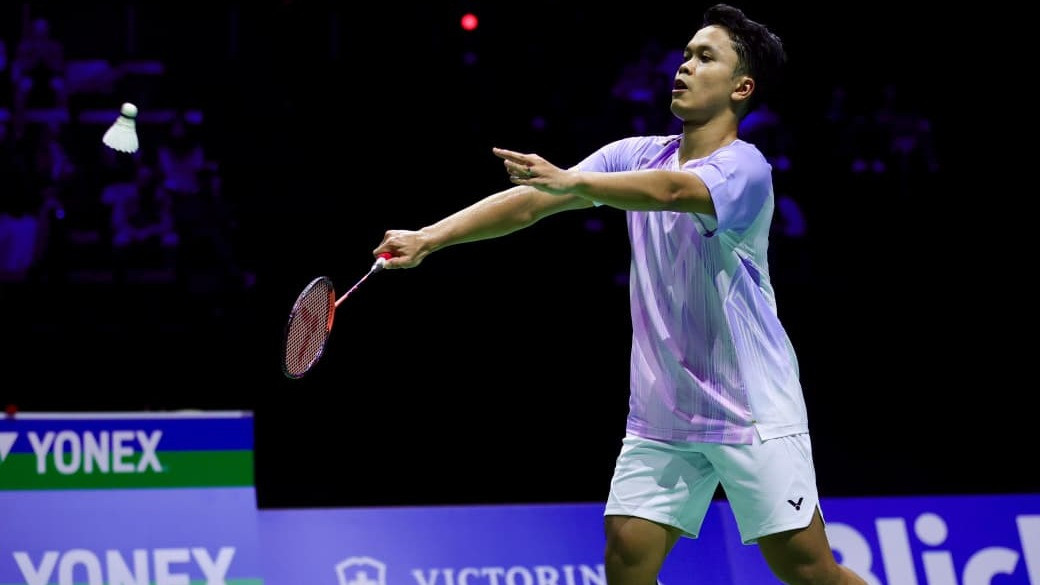 Tunggal putra Indonesia, Anthony Ginting di perempatfinal Swiss Open 2026