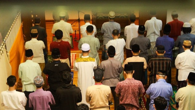 Ilustrasi shalat berjamaah