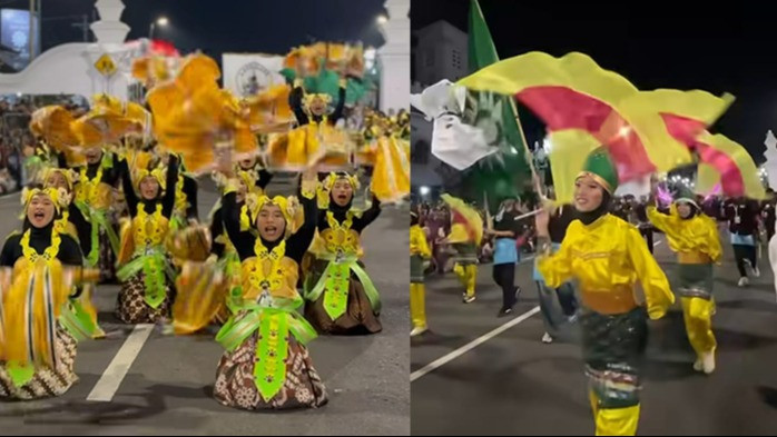 Warga Jogja rayakan malam takbiran dengan pawai keliling  Gema Takbir Jogja 