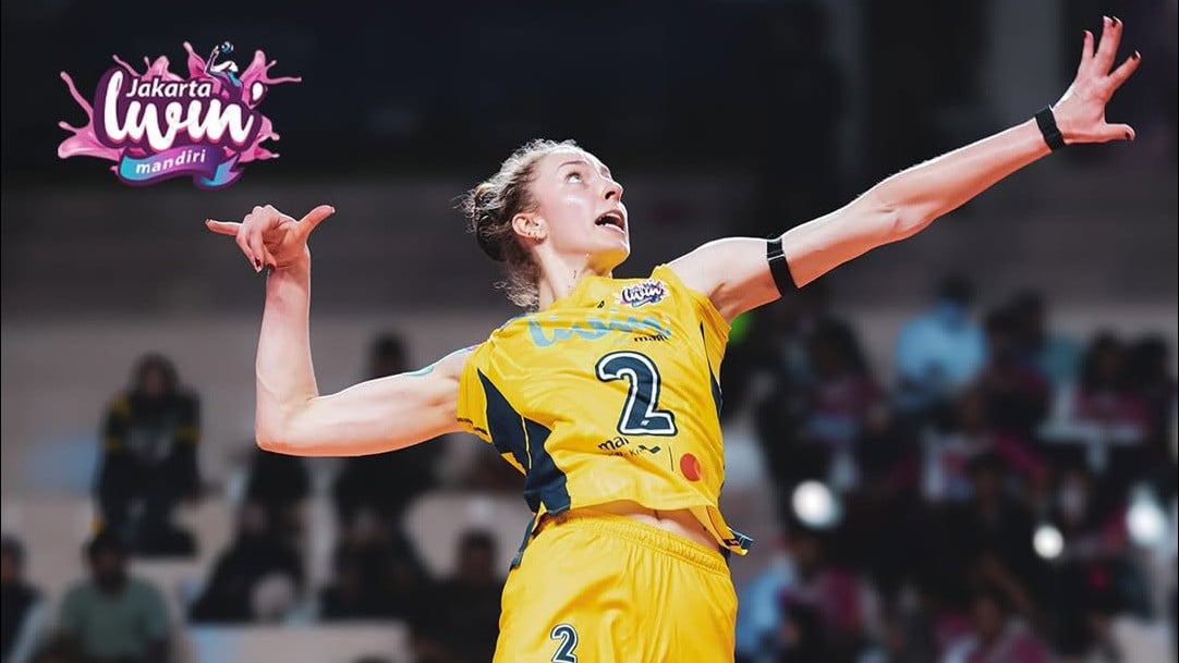 Pevoli asal Polandia, Weronika Szlagowska saat membela Jakarta Livin Mandiri di Proliga 2026.