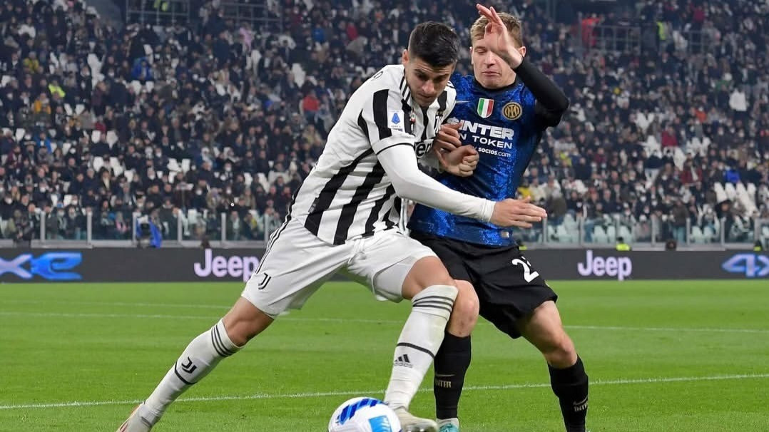 Bintang Spanyol Alvaro Morata saat berseragam Juventus