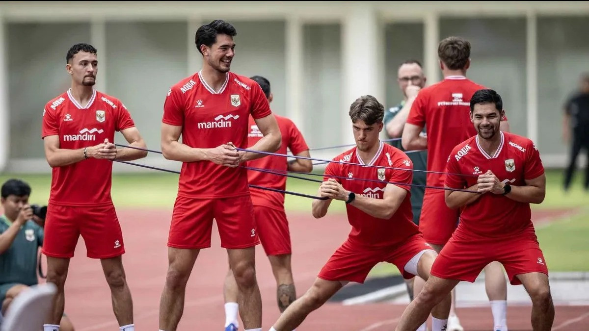 Latihan Timnas Indonesia