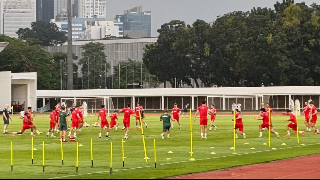 Latihan Timnas Indonesia