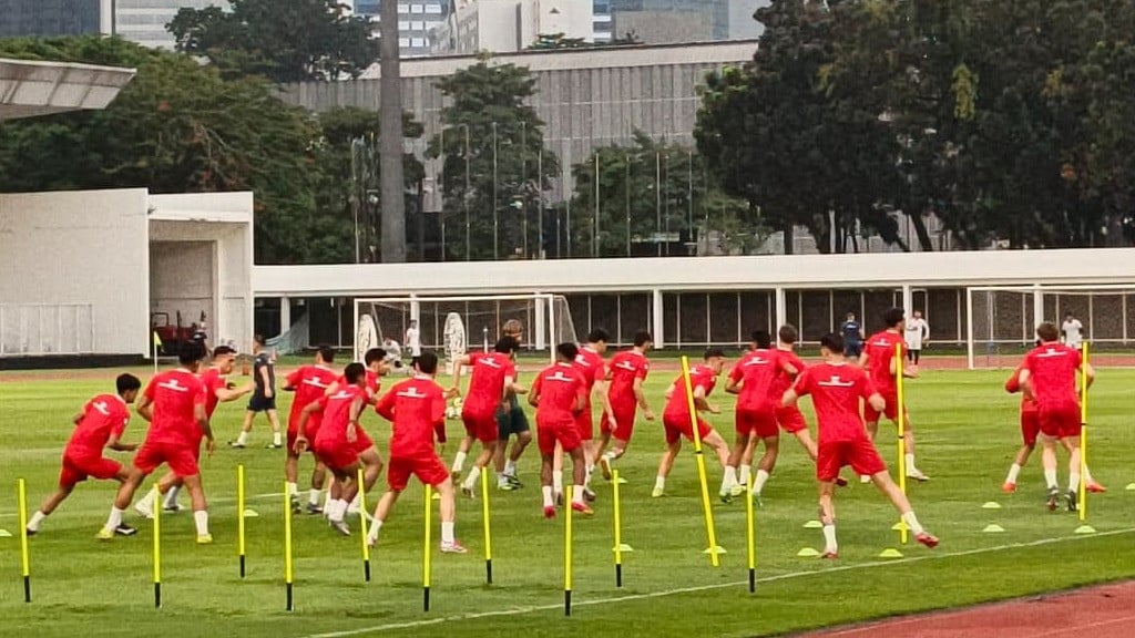 Latihan Timnas Indonesia