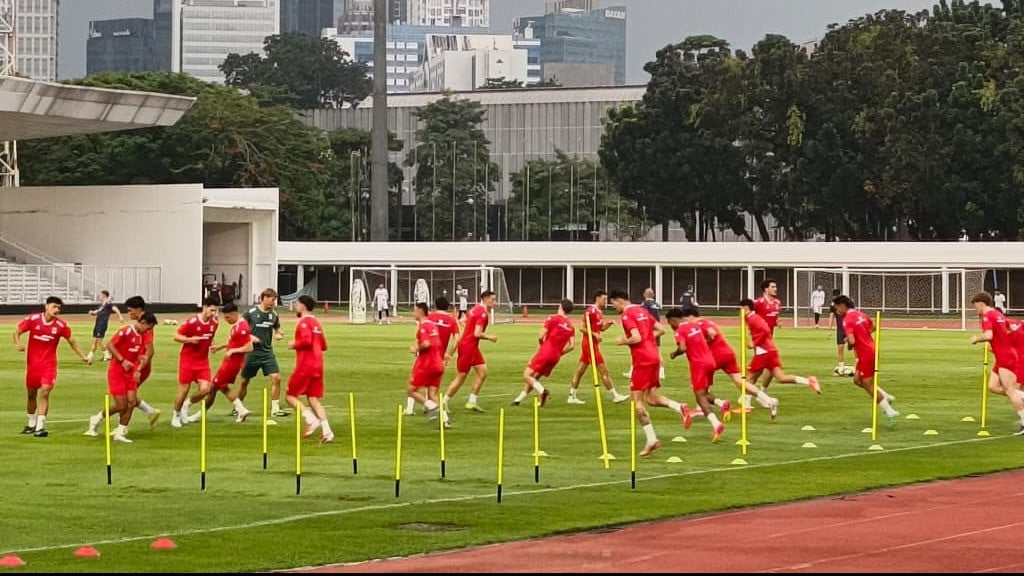 Latihan Timnas Indonesia