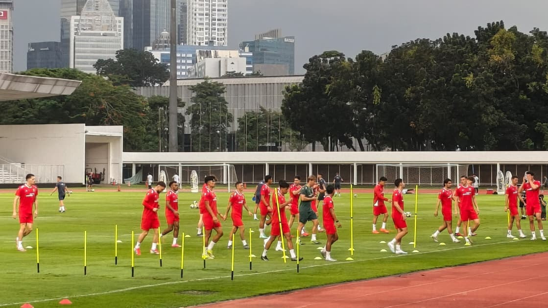 Latihan Timnas Indonesia