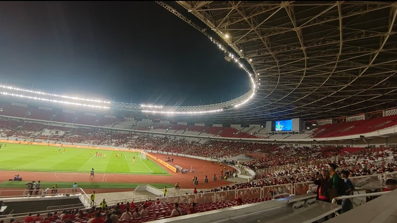 Situasi SUGBK Jelang Laga Timnas Indonesia Vs Saint Kitts and Nevis