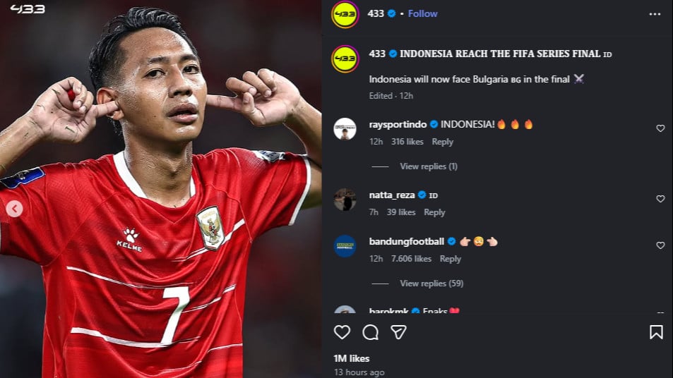 Beckham Putra cetak brace untuk Timnas Indonesia