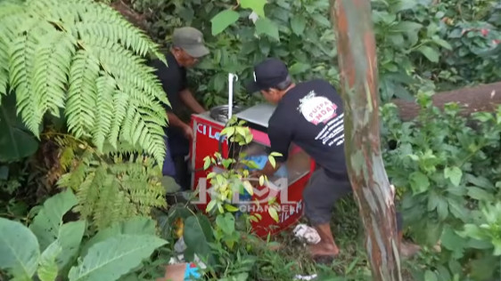 Dedi Mulyadi temukan gerobak pedagang di taman
