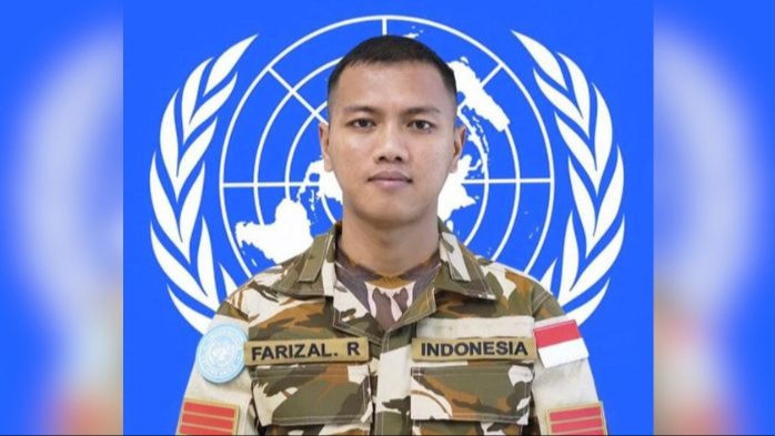 Praka Farizal Rhomadhon Anggota TNI yang Gugur Akibat Serangan Israel di Lebanon
