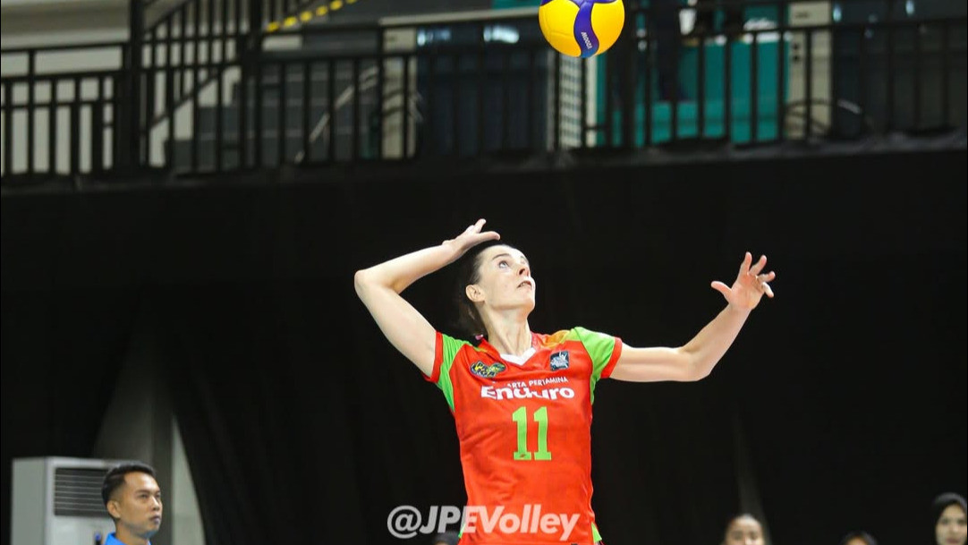 Yana Shcherban saat membela Jakarta Pertamina Enduro di Proliga 2026