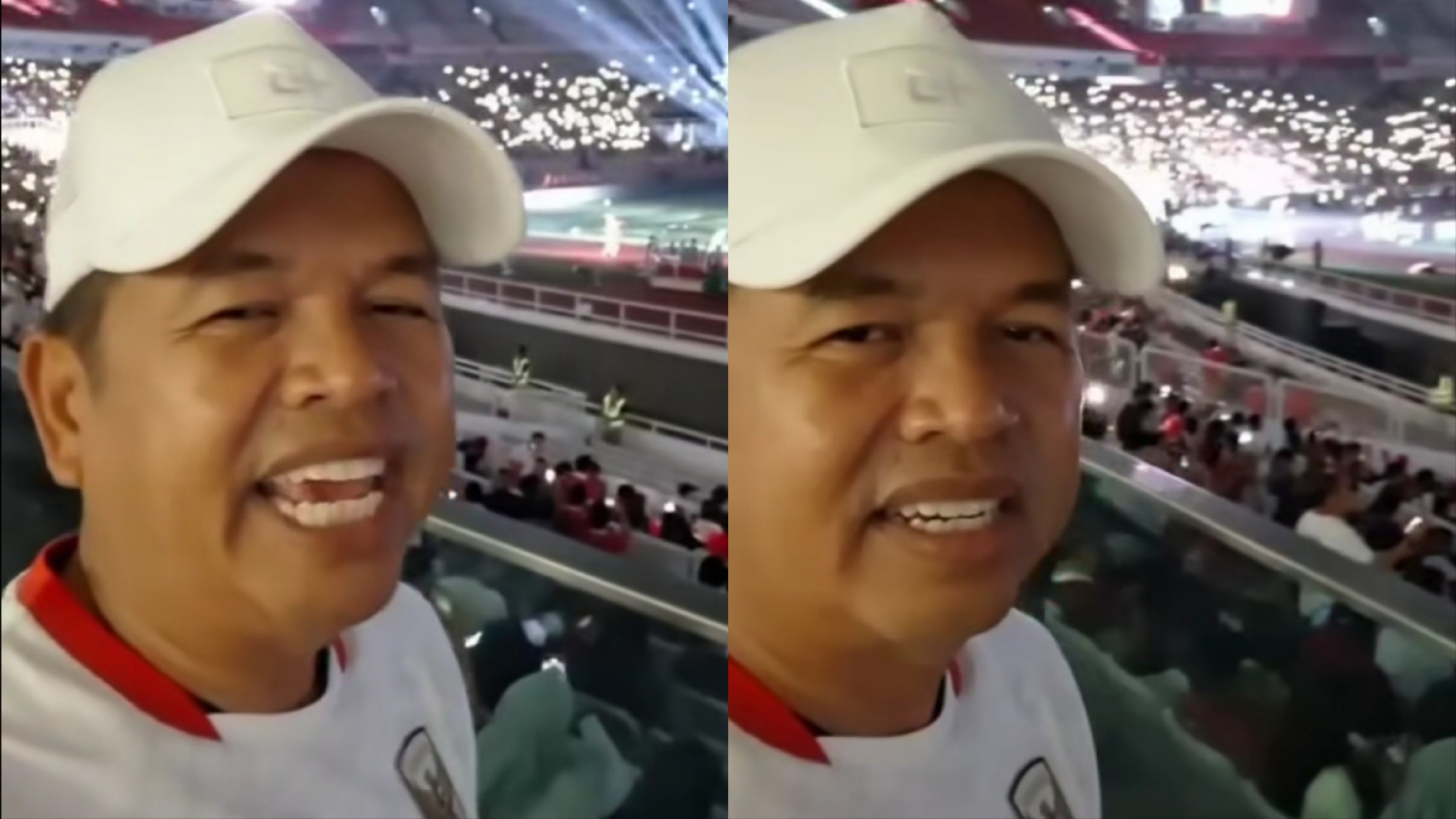 Dedi Mulyadi nonton langsung Timnas Indonesia