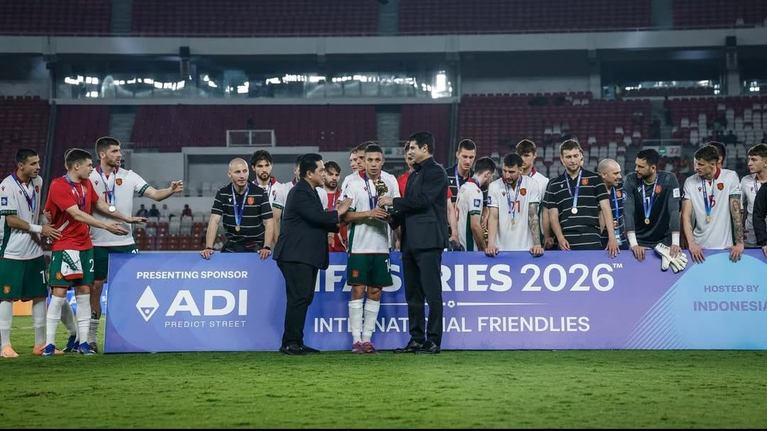 Bulgaria rayakan kemenangan atas Timnas Indonesia