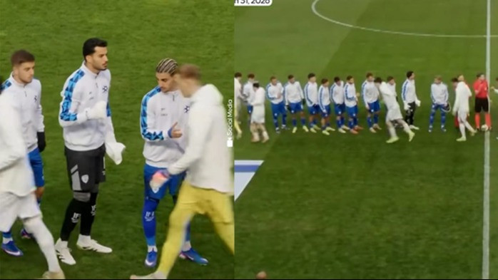 Pemain Timnas Bosnia U-21 tolak jabat tangan dengan Timnas Israel U-21