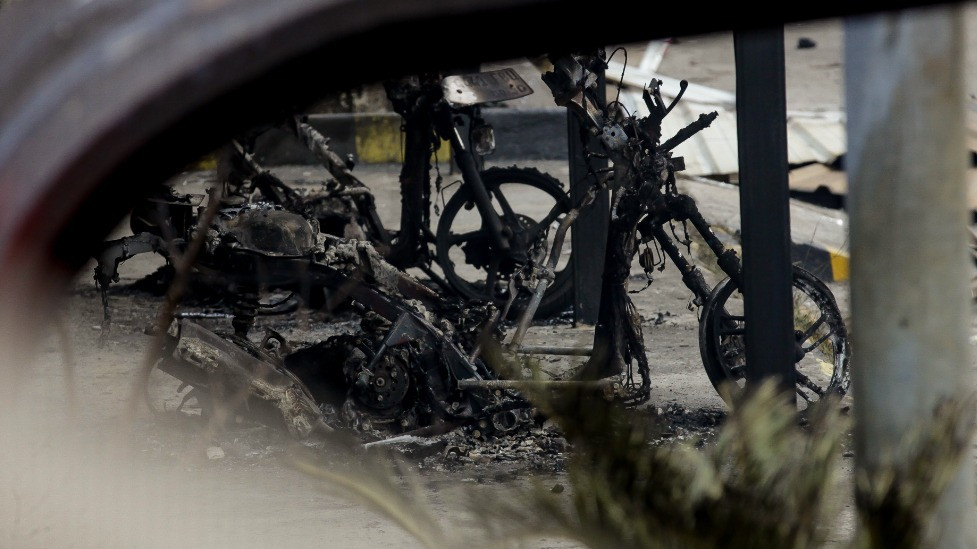 SPBE Cimuning Bekasi Terbakar