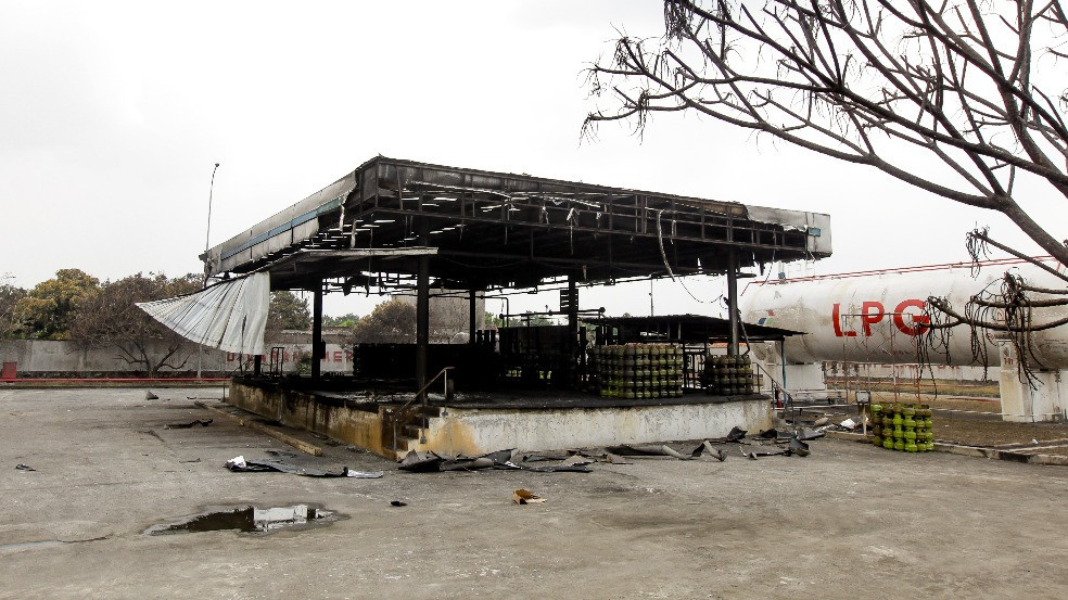 SPBE Cimuning Bekasi Terbakar